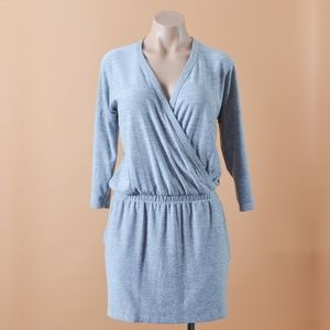 COPY - LOU & GREY Grey Marled Knit Blouson Dress
